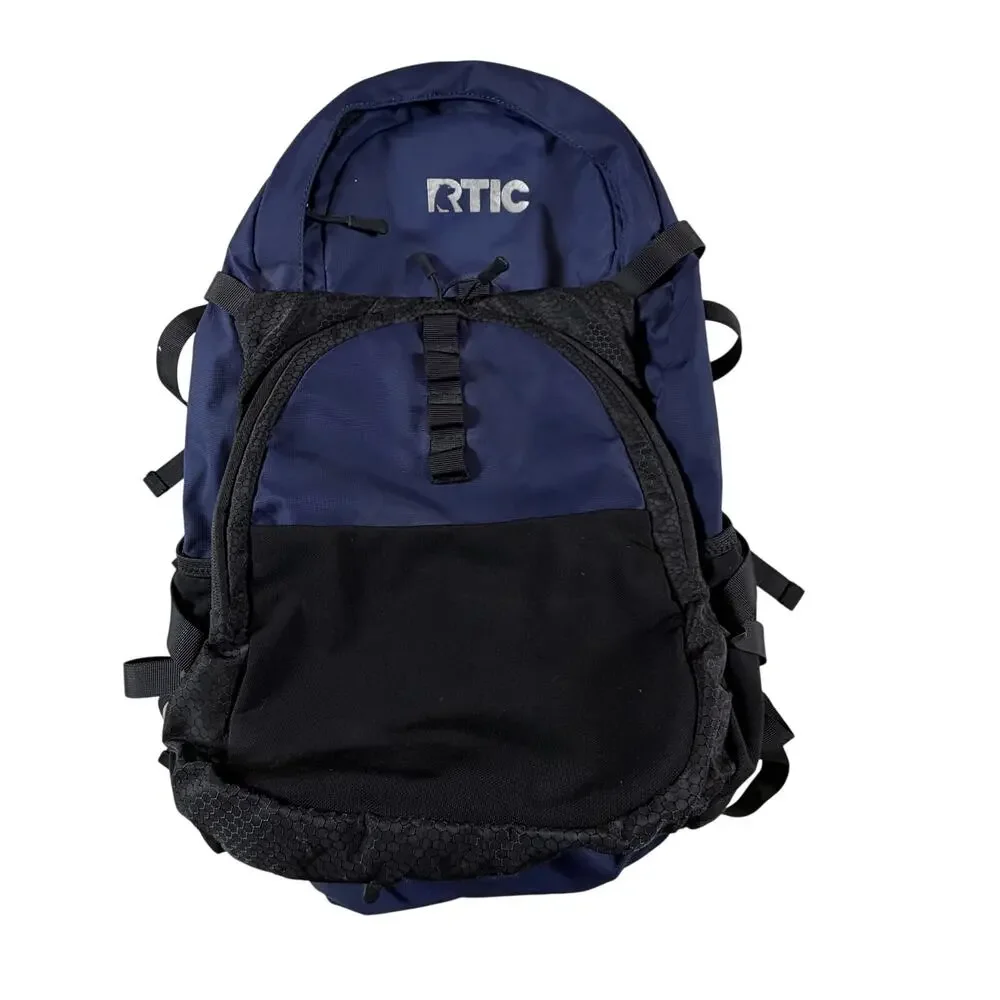 RTIC Hiking Hydration Day Pack Backpack 35L Capacity 2.0L Reservoir Blue Black